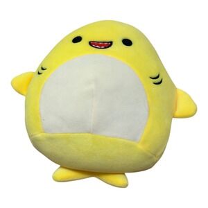 Squishmallows Chandler Yellow Shark Plush Toy 7 Inch New With Tags